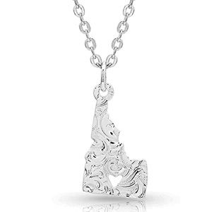 NIB Montana Silversmiths I Heart Idaho Necklace